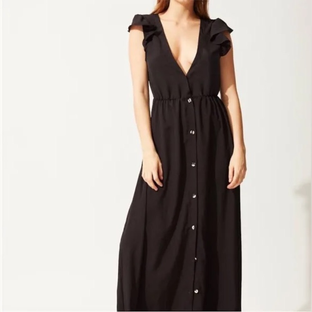 Solid & Striped Black Dress - image 3